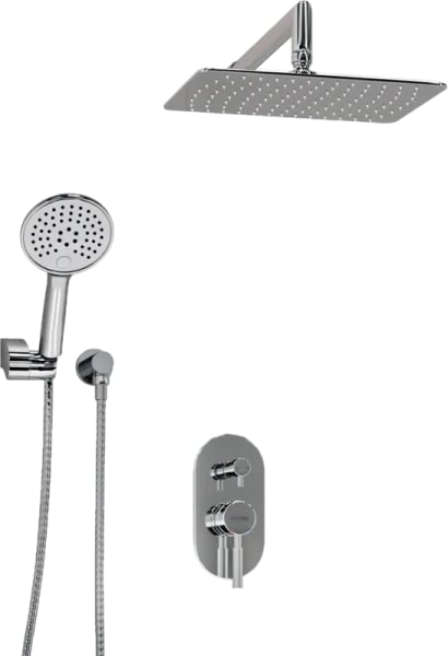 Душевой комплект Wasserkraft Main A16169, С ВНУТРЕННЕЙ ЧАСТЬЮ, хром