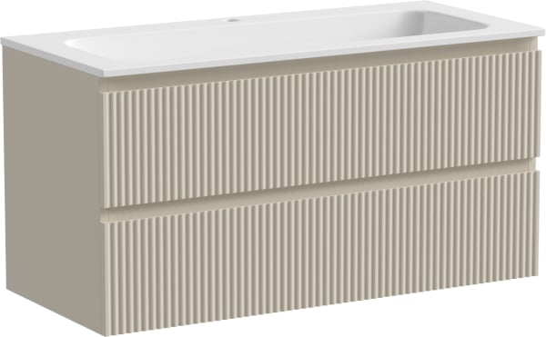 Тумба под раковину Sancos Snob R 100 подвесная Beige soft (капучино), SNR100CE