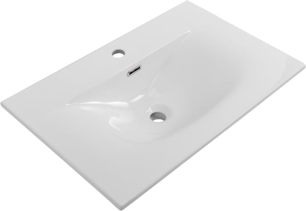 Мебельная раковина BelBagno BB-8099-70 глянцевая белая