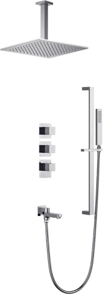 Душевой комплект Timo Selene SX-2239/00SM, С ВНУТРЕННЕЙ ЧАСТЬЮ, с термостатом, хром