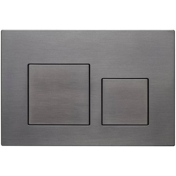 Кнопка смыва для инсталляции Veconi Flush V4 пластик, цвет оружейная сталь