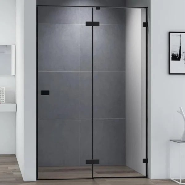 Душевая дверь в нишу Cezares Bellagio BELLAGIO-B-12-120-C-NERO 120 см, черная