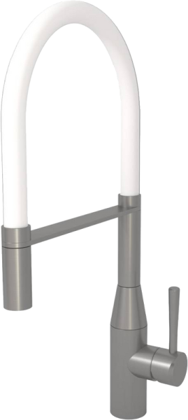 Смеситель для кухни Seaman Visconti SSL-7671-MS mist satin, white