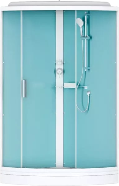 Душевая кабина AM.PM X-Joy W88C-401-100WT с крышей, белый