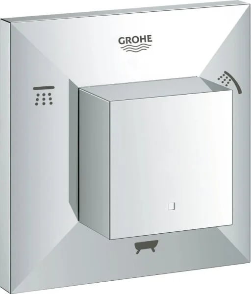 Переключатель потоков Grohe Allure Brilliant 19798000, на три потребителя