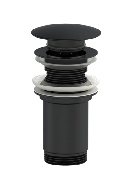 Донный клапан для раковины Wonzon & Woghand WW-88SS09-MB черный матовый