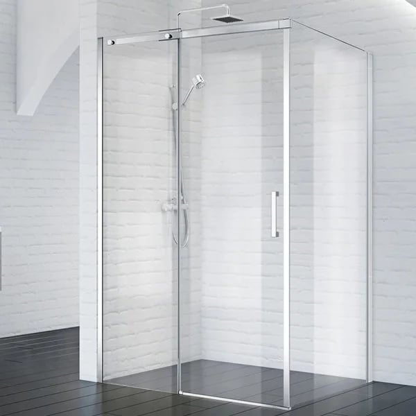 Душевой уголок BelBagno Acqua -AH-1-150/80-C-Cr профиль хром