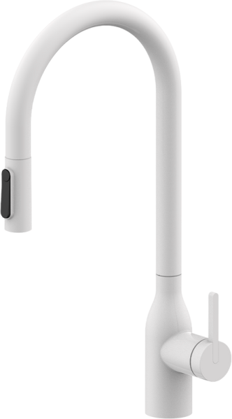 Смеситель для кухни Paulmark Universal Un213880-WH белый