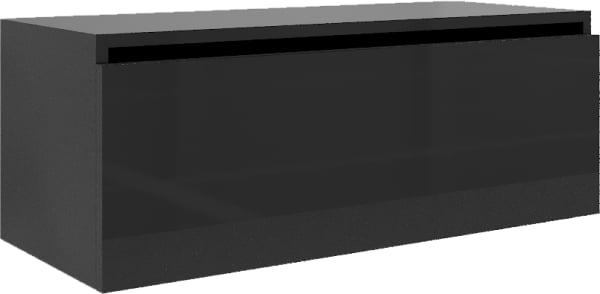 Тумба Armadi Art Flat Valessi Uno-S 100 антрацит глянец