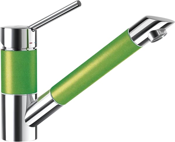 Смеситель для кухни Schock Cristalite SC-200-D выдвижной излив, мята