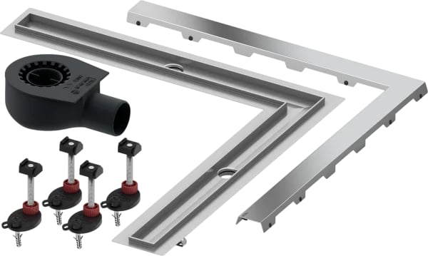 Душевой трап (лоток) TECE Drainline TECEdrainline 6 109 00 угловой 90х90 см комплект