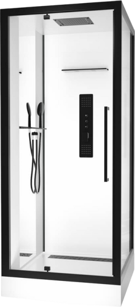 Душевая кабина Black&White Galaxy G8022 900х900х2170, с низким поддоном