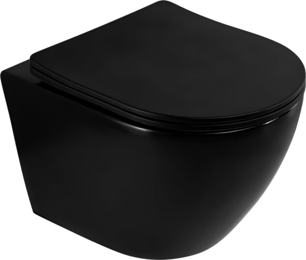 Унитаз подвесной Art&Max Ovale AM011CHR-MB/SC