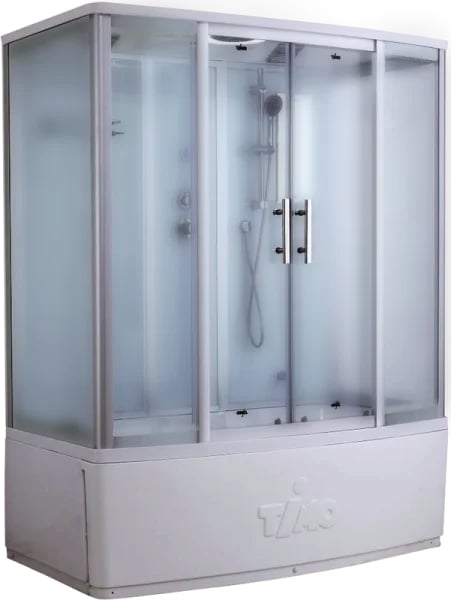 Душевая кабина Timo Standart T-6650SF Silver Fabric с высоким поддоном