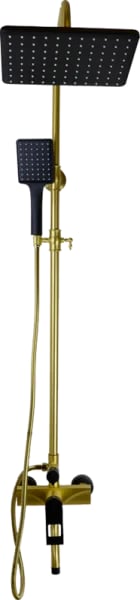 Душевая стойка Bronze de Luxe Element EL77GB, золото, черный