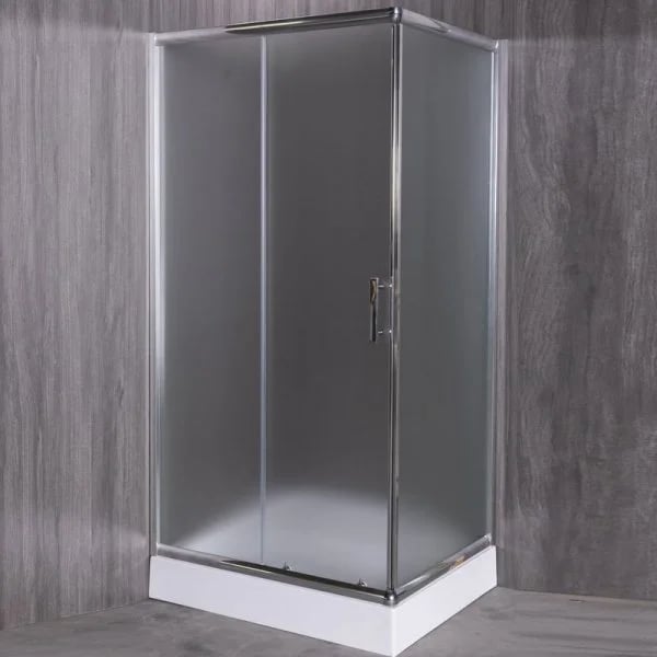 Душевой уголок Esbano ESR-8021 120х80 см, профиль хром, стекло рифленое