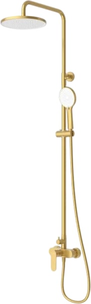 Душевая стойка Cezares Stylus STYLUS-CD-BORO, со смесителем, брашированное золото