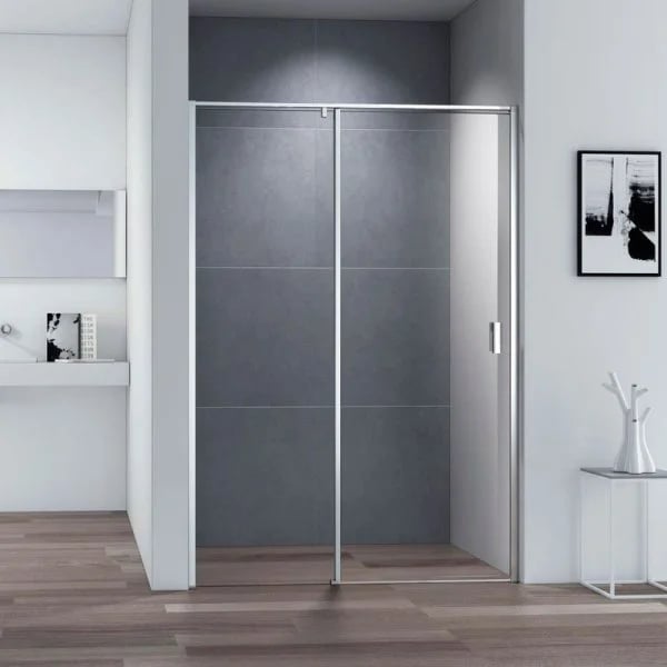 Душевая дверь в нишу Cezares Urban B 12 110 C Cr профиль хром, стекло прозрачное