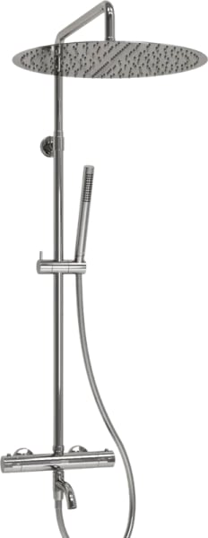 Душевая стойка Wasserkraft Berkel A188.117.137.087.CH Thermo, с термостатом, хром