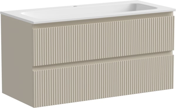 Тумба под раковину Sancos Snob T 100 подвесная Beige soft (капучино), SNT100CE