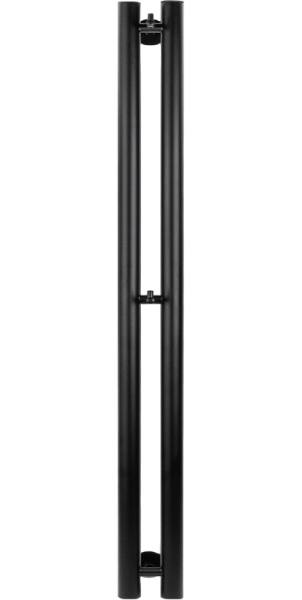 Полотенцесушитель водяной Secado Бергамо 2К 1000/70 черный матовый