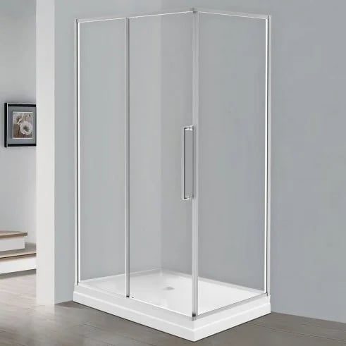 Душевой уголок Esbano Surf ESS-119PS-C 110х90 см, профиль хром, стекло прозрачное