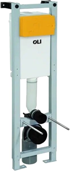 Система инсталляции для унитазов OLI Quadra 141945, пневматическая, крепления  fast-fit