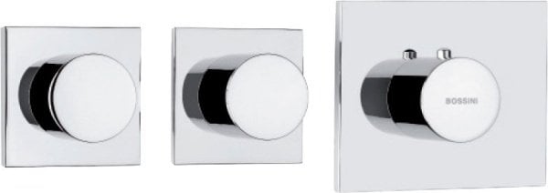 Термостатический смеситель встраиваемый Bossini OKI 2 Outlets LP Z031203 для ванны с душем, хром