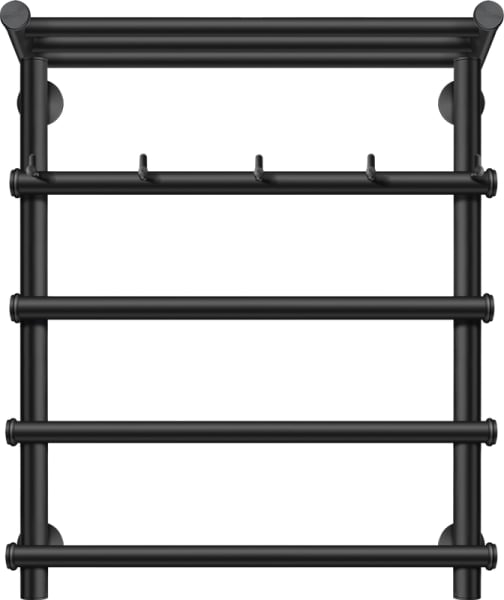 Полотенцесушитель электрический Secado Турин 1 КСП 60x60, черный, R