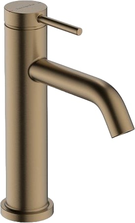 Смеситель для раковины Hansgrohe Tecturis S 110 73311140 шлифованная бронза