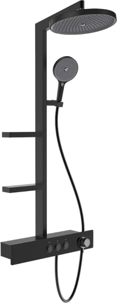 Душевая стойка AQUAme AQM8005B, черная