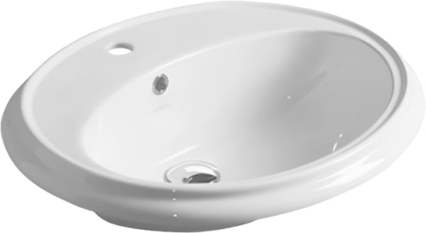Раковина Simas Arcade AR859bi*1 61 см, 1 отверстие под смеситель