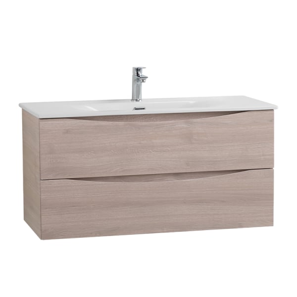 Тумба под раковину без столешницы BelBagno Marino-cer-n 100 подвесная, rovere grigio