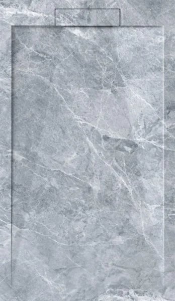 Поддон для душа Esbano Luxe ESPLM128VG серый мрамор