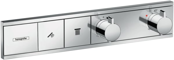 Термостатический смеситель встраиваемый Hansgrohe RainSelect 15380000, для душа, хром