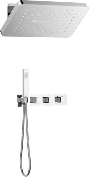 Душевой комплект Timo Petruma SX-5249/00SM, С ВНУТРЕННЕЙ ЧАСТЬЮ, с термостатом, хром
