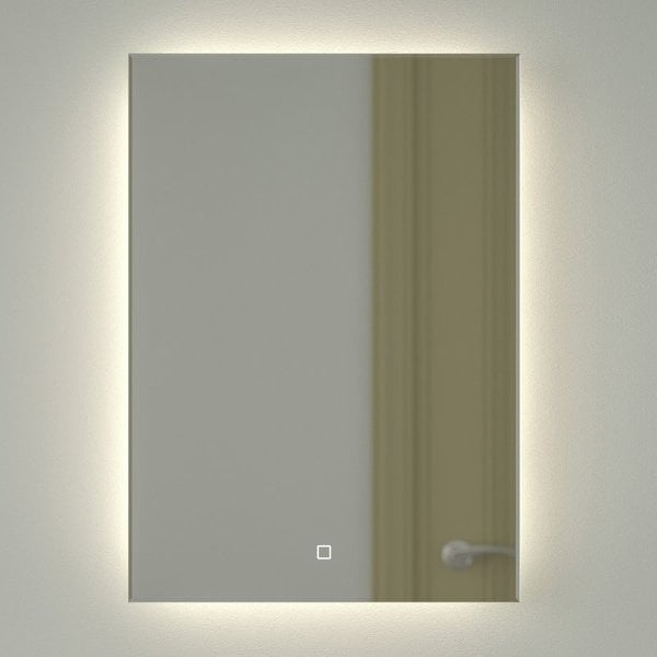Зеркало Defesto Glow DF 2504S 50х70 с LED-подсветкой, 4 500 K, сенсорный выключатель