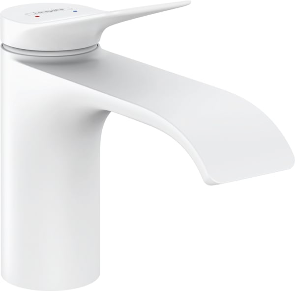 Смеситель для раковины Hansgrohe Vivenis 80 75012700 матовый белый