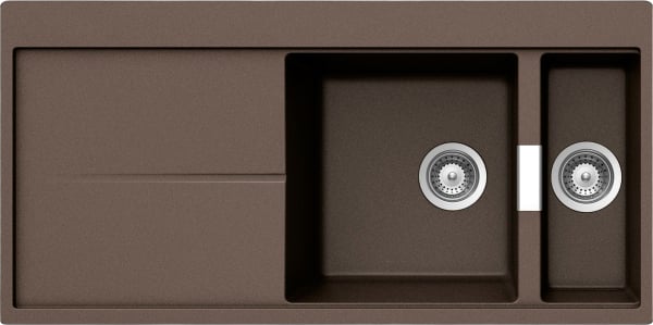 Мойка кухонная Schock Horizont 60D (D-150) Cristadur бронза