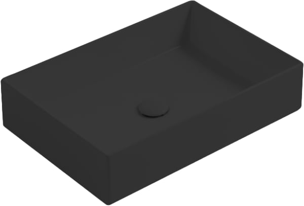 Накладная раковина Simas Agile AG60 nero matt черная матовая