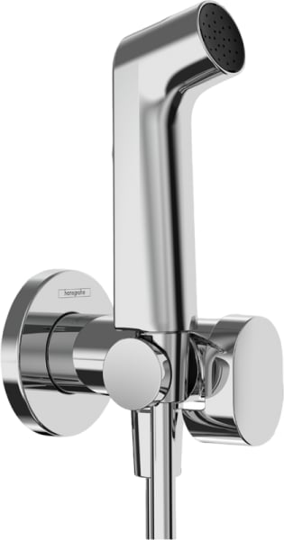Гигиенический душ Hansgrohe Bidette S 1jet 29232000, со смесителем, C ВНУТРЕННЕЙ ЧАСТЬЮ, хром