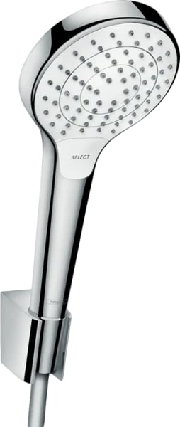 Душевой гарнитур Hansgrohe Croma Select S 26421400, белый, хром