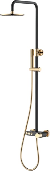 Душевая стойка Boheme Stick 128-BG, black diamond gold