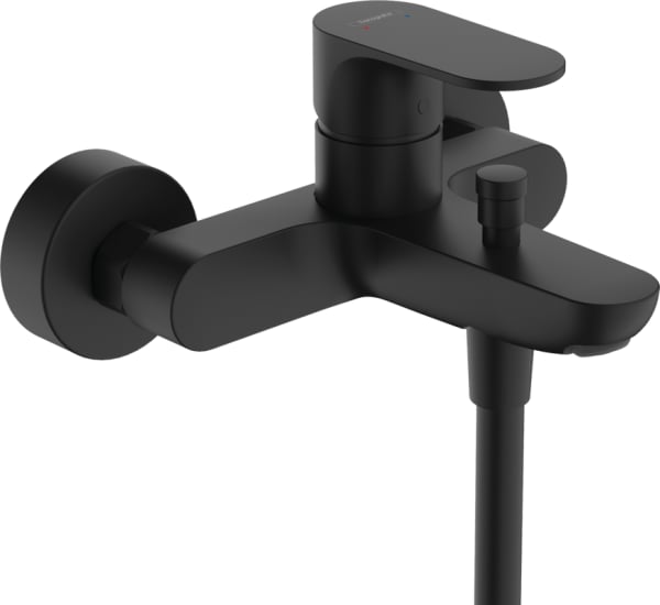 Смеситель для ванны с душем Hansgrohe Rebris S 72440670, черный матовый