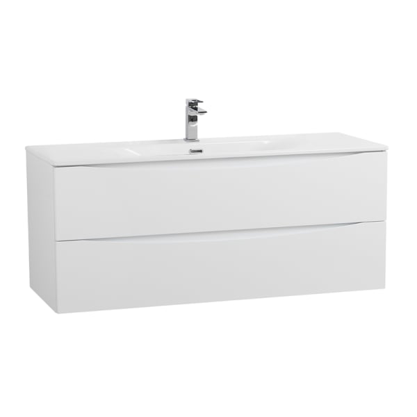 Тумба под раковину без столешницы BelBagno Marino-cer-n 120 подвесная, bianco opaco