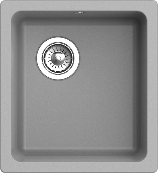 Мойка кухонная Rivelato Berkana BK-35 grigio metallizzato