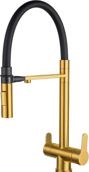 Смеситель для кухни Zorg Sanitary SZR-3030 BRONZE бронза