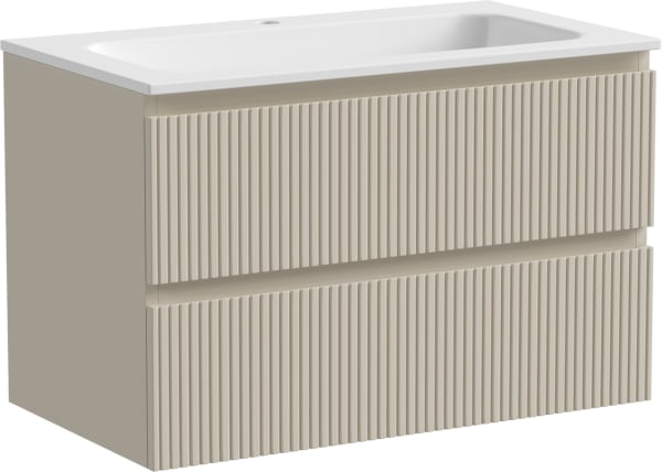 Тумба под раковину Sancos Snob T 80 подвесная Beige soft (капучино), SNT80CE
