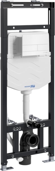 Система инсталляции для унитазов Wasserkraft Alme 15TLT.010.ME.WH04, с кнопкой смыва белой