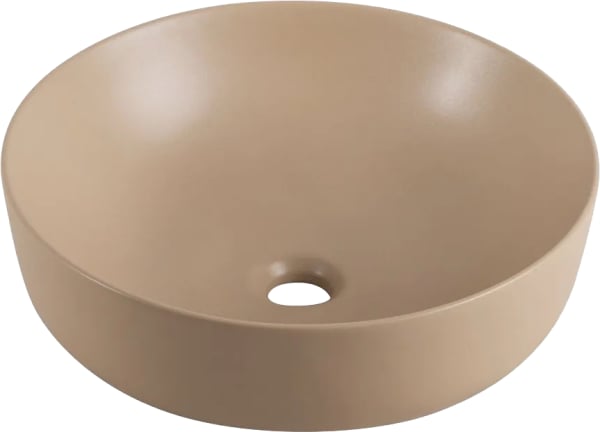 Накладная раковина BelBagno BB1315-H316 бежевая матовая